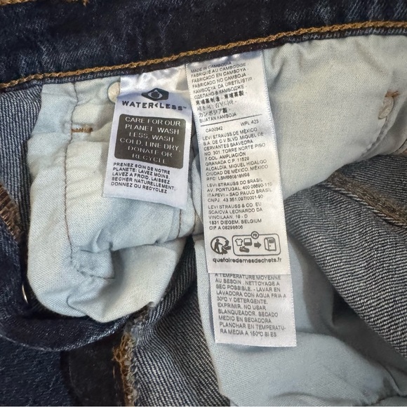 Levi's 501 Dark Blue Denim - Picture 9 of 11